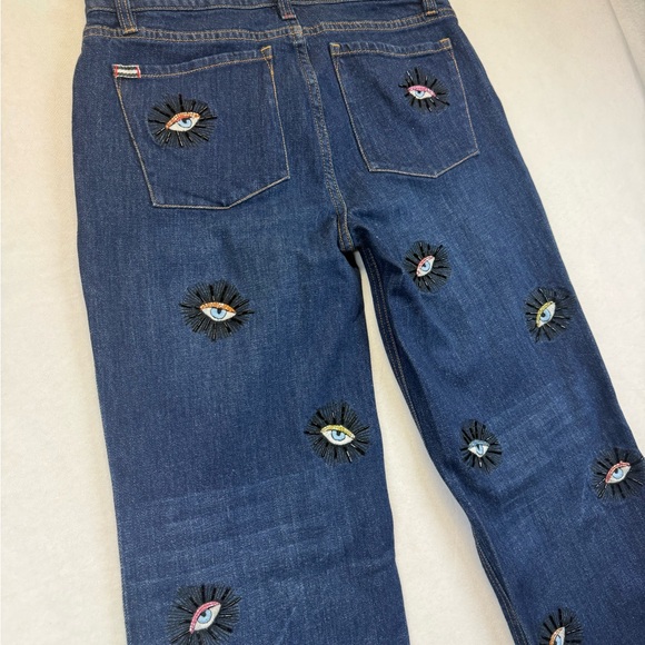 NWOT Alice + Olivia ROXIE EMBELLISHED JEAN - Picture 11 of 12